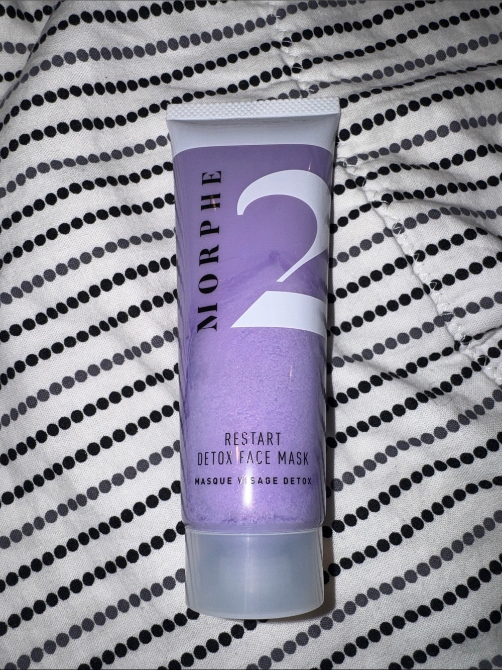 Morphe Restart Detox Face Mask - Lavender and White Tube